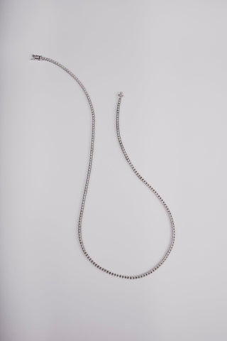 2.30 TCW Round Pave Moissanite Necklace 2