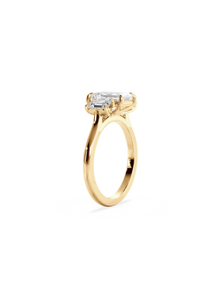 2 CT Round Three Stones Lab Grown Diamond Engagement Ring