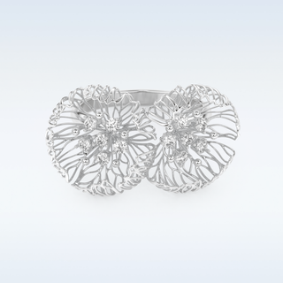 Beautiful Wedding Band with 0.36 CT Round Cut Moissanite