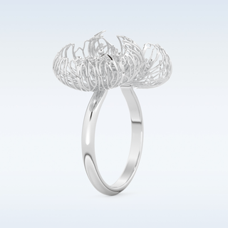 Beautiful Wedding Band with 0.36 CT Round Cut Moissanite