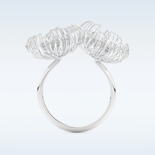 Beautiful Wedding Band with 0.36 CT Round Cut Moissanite