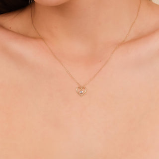 1.0 CT Round Bezel Solitaire Lab Grown Diamond Necklace