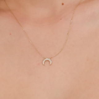 1.0 CT Round Bezel Solitaire Lab Grown Diamond Necklace