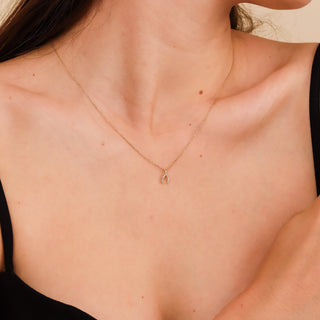 1.0 CT Round Bezel Solitaire Lab Grown Diamond Necklace