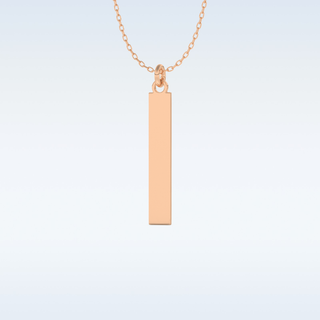 Image Engraved Pendant in Solid Gold or Silver 14