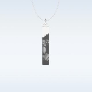 Image Engraved Pendant in Solid Gold or Silver 1