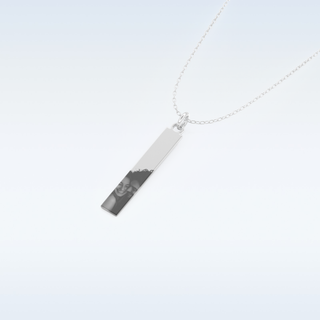 Image Engraved Pendant in Solid Gold or Silver 5