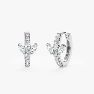 1.0 CT Round Bezel Solitaire Lab Grown Diamond Earrings