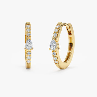 1.0 CT Round Bezel Solitaire Lab Grown Diamond Earrings