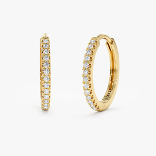 1.0 CT Round Bezel Solitaire Lab Grown Diamond Earrings