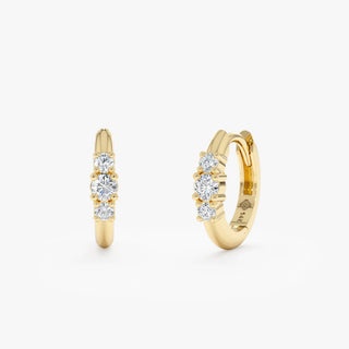 1.0 CT Round Bezel Solitaire Lab Grown Diamond Earrings