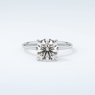 2.0 CT Round Cut Solitaire Moissanite Engagement Ring 13