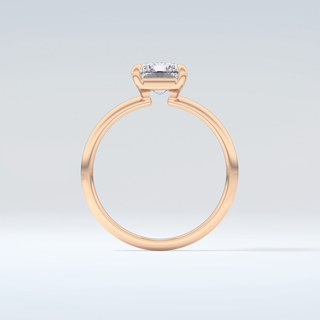 2.0 CT  Radiant Cut Solitaire Moissanite Engagement Ring 8