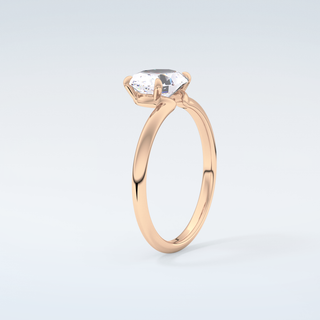 1.5 CT Oval  Cut Solitaire Moissanite Engagement Ring 12