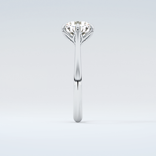 2.0 CT Round Cut Solitaire Style Moissanite Engagement Ring 17