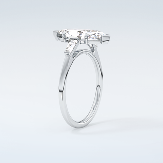 2.0 CT Marquise Cut Three Stone Moissanite Engagement Ring 18