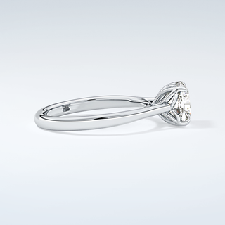 2.0 CT Cushion Cut Solitaire Style Moissanite Engagement Ring 16