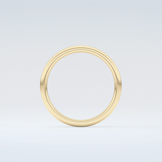 Yellow Gold Polished Classic Shank Wedding Band 2