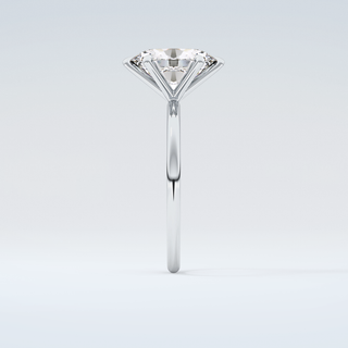 2.0 CT Oval Cut Solitaire Moissanite Engagement Ring 17