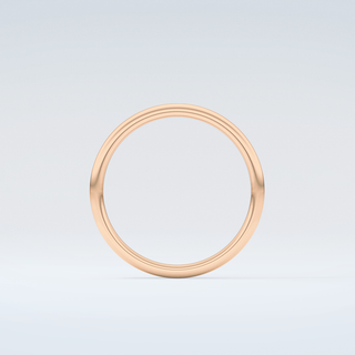 Sleek Simplicity Classic Shank Wedding Band 8