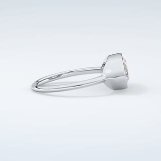 1.0 CT East West Marquise Cut Solitaire Style Moissanite Engagement Ring 16