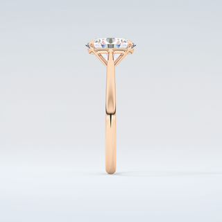 2.0 CT Oval Cut Solitaire Moissanite Engagement Ring 11