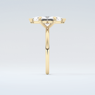 1.5 CT Marquise Cut Solitaire Moissanite Engagement Ring 5