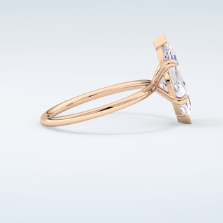 1.5 CT Marquise Cut Solitaire Moissanite Engagement Ring 10