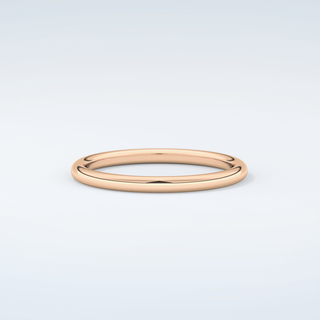 Yellow Gold Polished Classic Shank Wedding Band 9