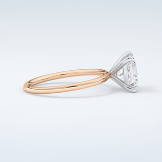 2.0 CT Princess Cut Solitaire Moissanite Engagement Ring 10