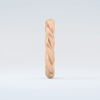 Twisted Rope Shank Wedding Band 11