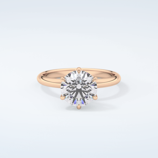 1.5 CT Round Cut Solitaire Moissanite Engagement Ring 7