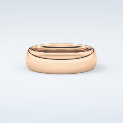 Classic Gold Shank Wedding Band