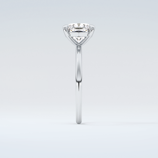 2.0 CT Cushion Cut Solitaire Moissanite Engagement Ring 17