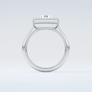 2.0 CT Round Cut Solitaire Bezel Moissanite Engagement Ring 14