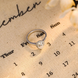 Stunning 3.0 CT Pear Moissanite Engagement Ring with Halo Design 4