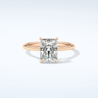 2.0 CT Radiant Cut Solitaire Moissanite Engagement Ring 7
