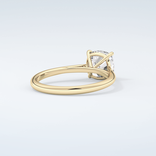 2.0 CT Cushion Cut Solitaire Moissanite Engagement Ring 3