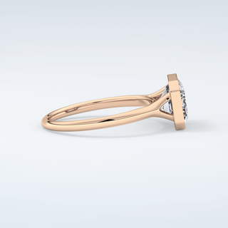 2.0 CT Emerald Cut Solitaire Moissanite Engagement Ring 10