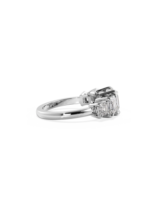 2 CT Round Three Stones Lab Grown Diamond Engagement Ring