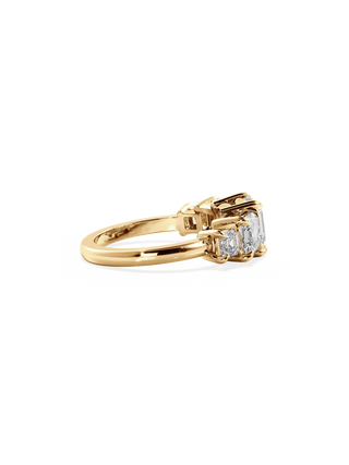 2 CT Round Three Stones Lab Grown Diamond Engagement Ring