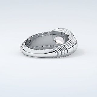 1.25 CT Oval Cut Solitaire Bezel Moissanite Engagement Ring 15