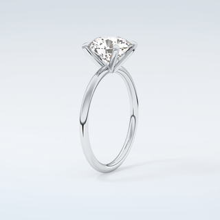 2.0 CT Round Cut Solitaire Moissanite Engagement Ring 18