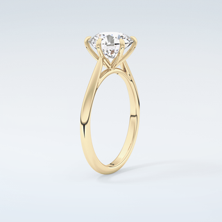 2.0 CT Round Cut Solitaire Moissanite Engagement Ring 6