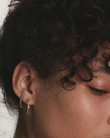 0.14 TCW Round Cut Solitaire Style Moissanite Wedding Band 8