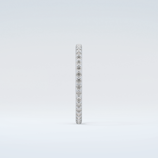 0.5 TCW Round Shaped Moissanite Wedding Band 17