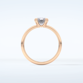 2.0 CT Radiant Cut Solitaire Style Moissanite Engagement Ring 8