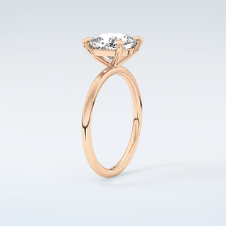 2.0 CT Cushion Cut Solitaire Moissanite Engagement Ring 12