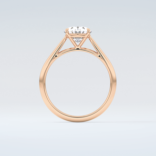 2.0 CT Oval Cut Solitaire Moissanite Engagement Ring 8