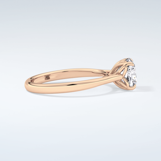 2.0 CT Cushion Cut Solitaire Style Moissanite Engagement Ring 10